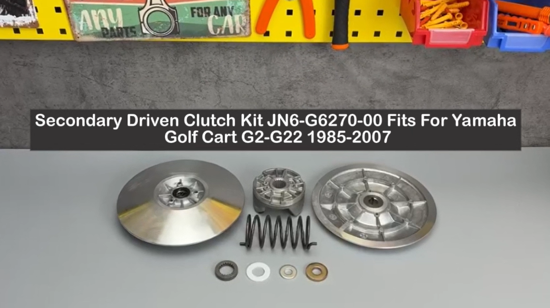 Secondary Driven Clutch Kit JN6-G6270-00 Fits For Yamaha Golf Cart G2-G22 1985-2007