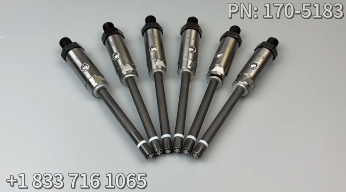6 PCS Fuel Injector 170-5183 1705183 0R-4336 0R4336 Fits for Caterpillar CAT Engine 3304 3304B 3306