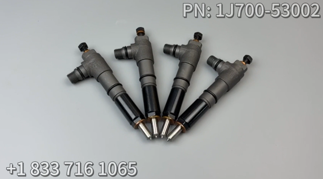 4 PCS Fuel Injector 7000724 7020613 1J700-53002 105118-8551 for Kubota V2607 Engine Fits Bobcat 5600 5610 S185 T190