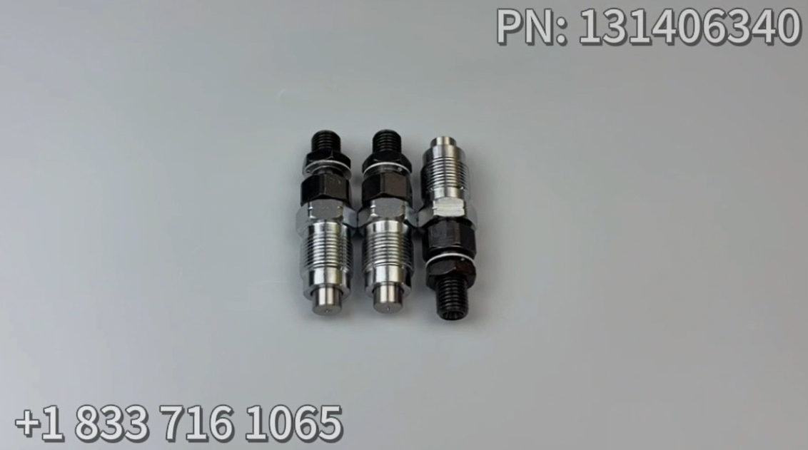 3 Pieces Fuel Injector 131406340 for Shibaura GT142-E643 GT162-E673 Perkins 103.07 Ransomes CG161 TT124 Toro Greensmaster 3200 Ingersoll 5118D 3118D 4118D