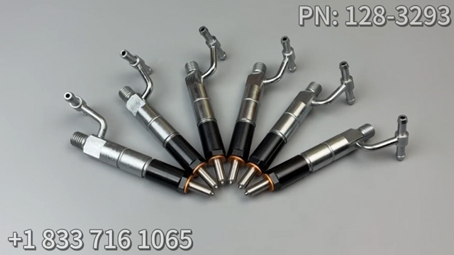6 PCS Fuel Injector 128-3293 1283293 Fits for Caterpillar CAT Engine 3046 Excavator 315 315B Tractor D5G Loader 939C