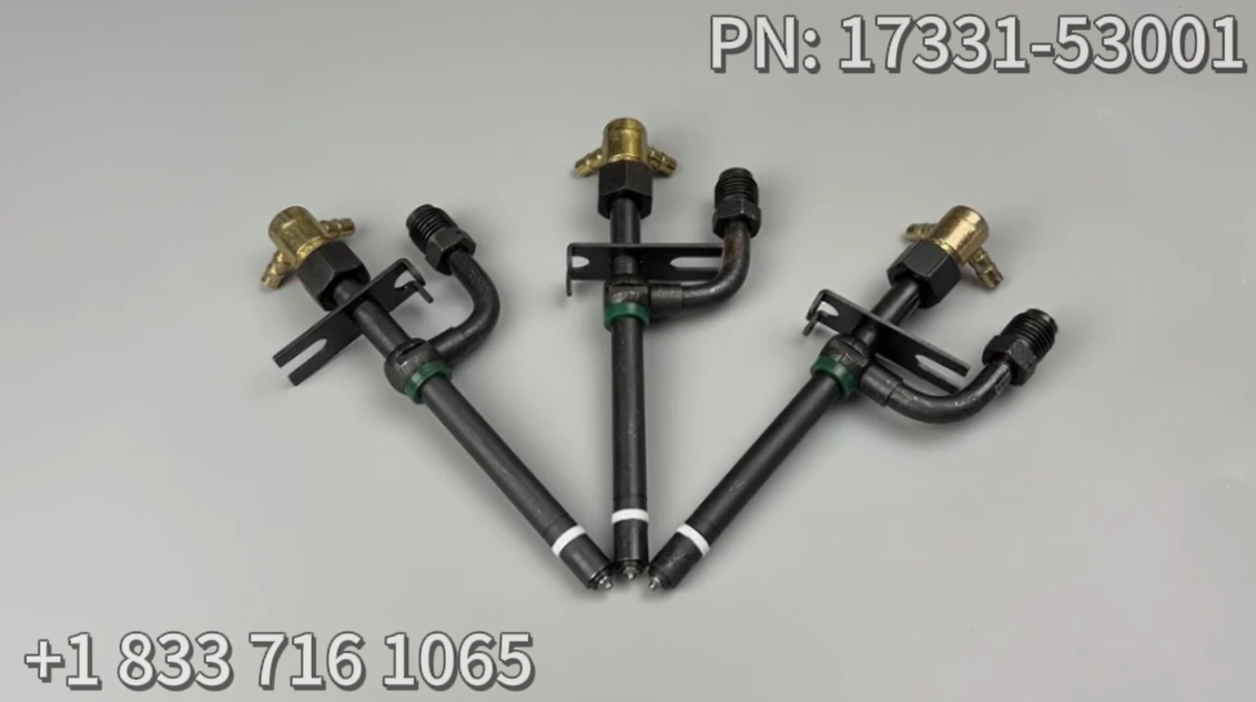 3 PCS Fuel Injector 17331-53001 24412 for Kubota Engine D1462 D1462-DI D1453 D1453-T