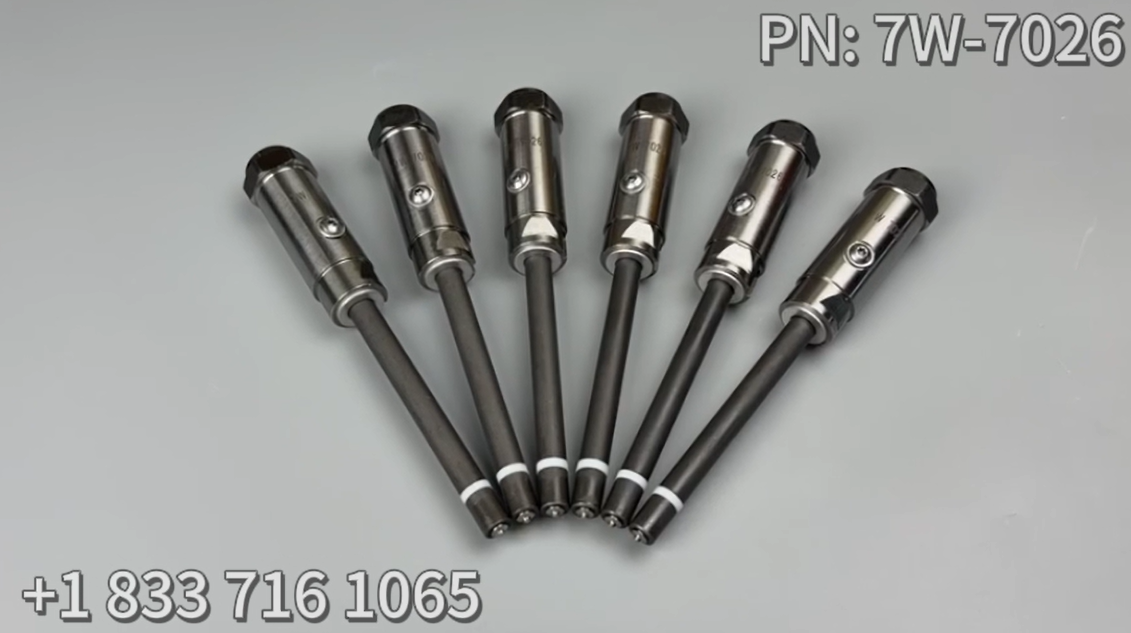 6 PCS Fuel Injector 7W-7026 7W7026 0R-3423 0R3423 Fits for Caterpillar CAT Engine 3406B 3412 Tractor D9R D9 GC
