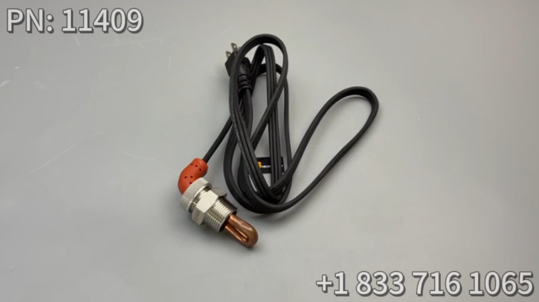 Engine Block Heater 3/4NPT 400W 11409 Fits for John Deere 50 60 70 730 A B D and G