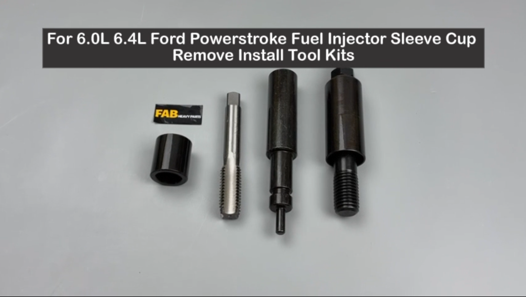 For 6.0L 6.4L Ford Powerstroke Fuel Injector Sleeve Cup Remove Install Tool Kits