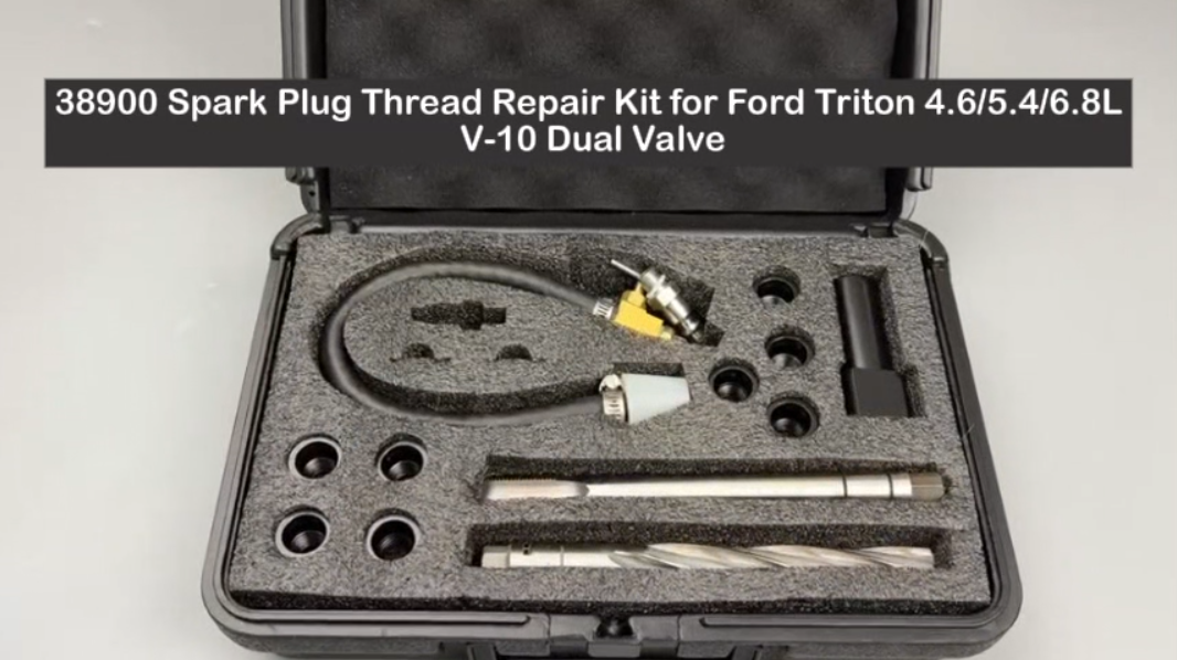 38900 Spark Plug Thread Repair Kit for Ford Triton 4.6/5.4/6.8L V-10 Dual Valve