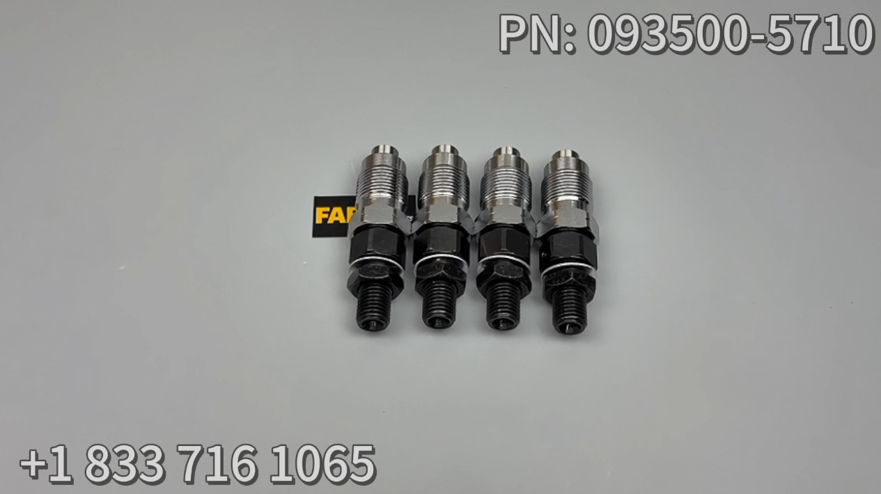 4 PCS Fuel Injector 093500-5710 ME200205 for Mitsubishi Engine 4M40 Canter FD501B