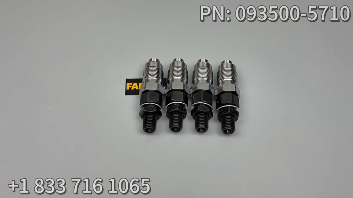 4 PCS Fuel Injector 093500-5710 ME200205 for Mitsubishi Engine 4M40 Canter FD501B