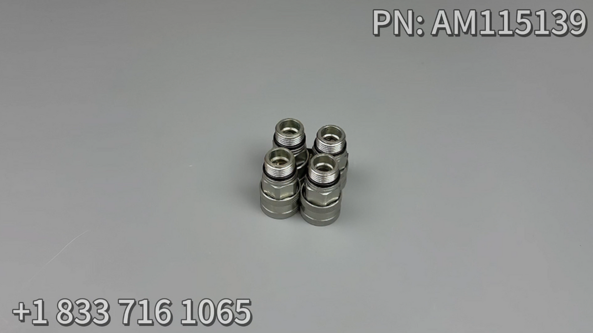 4X Hydraulic Couplers AM115139 Fits for John Deere 425 445 455 X700 X710 X720 X724