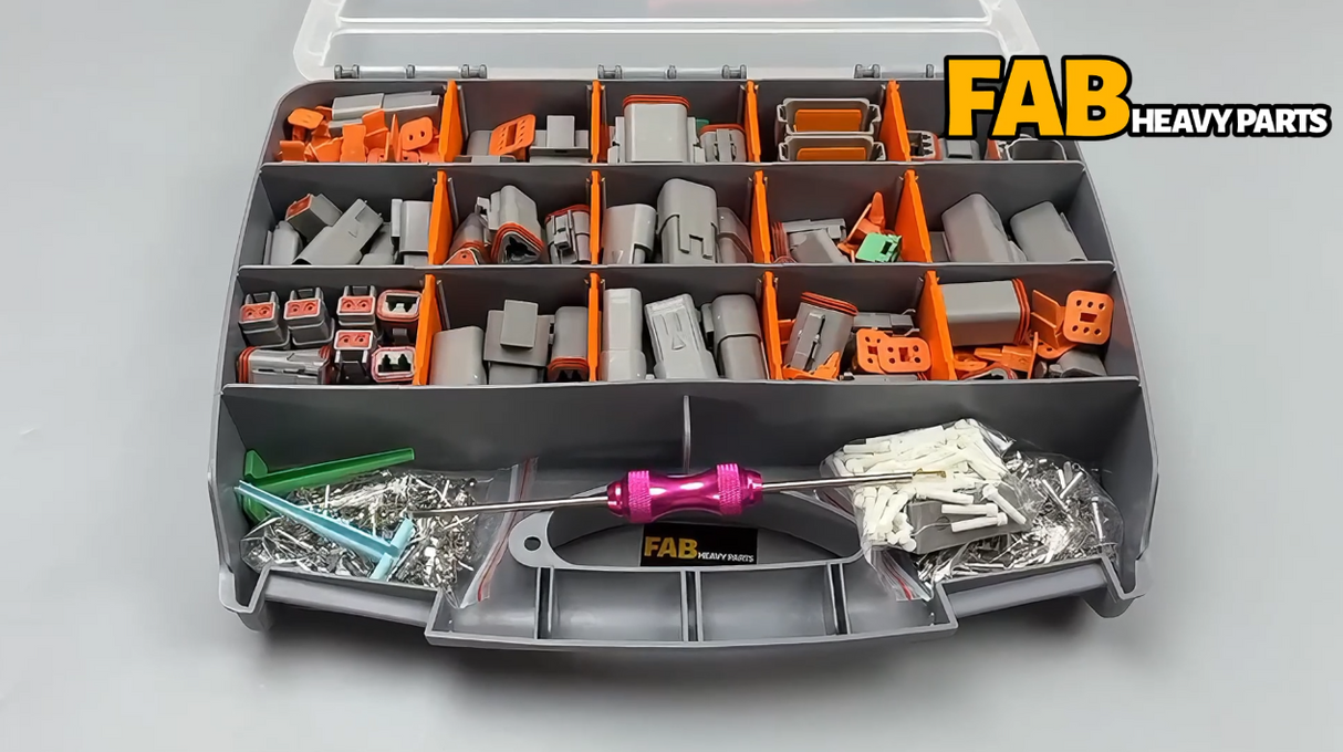 800 Piece Deutsch DT Connector Kit With SN-48B Crimp Plier Tool