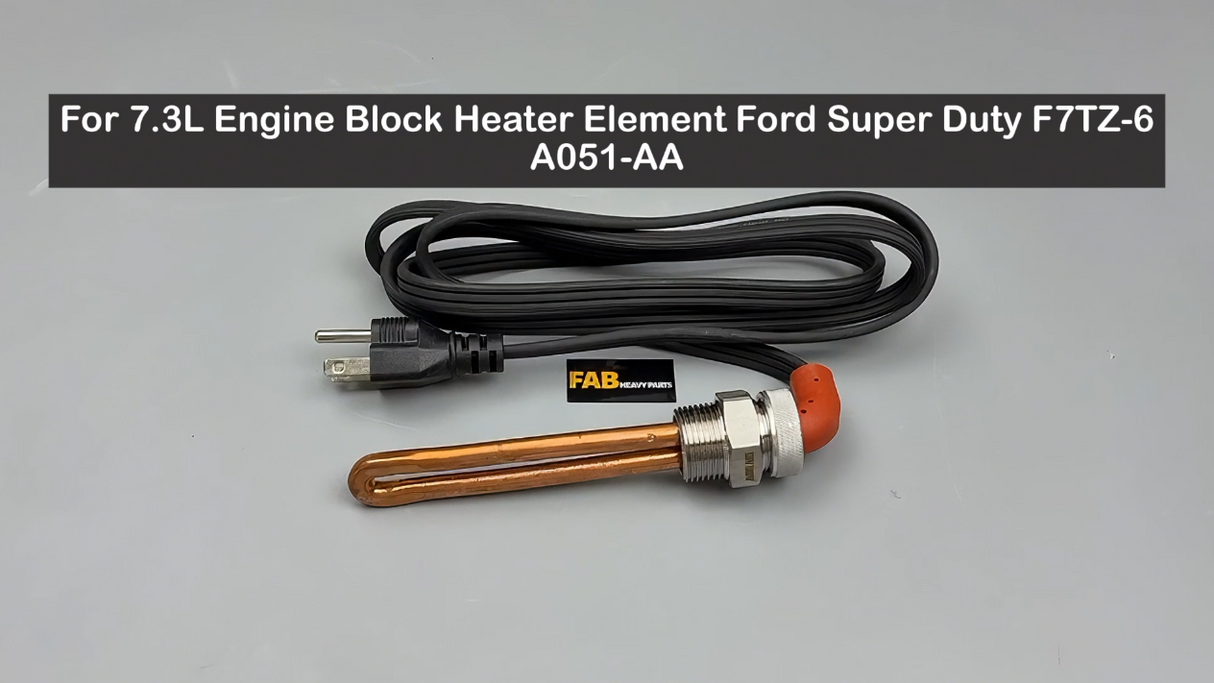 For 7.3L Engine Block Heater Element Ford Super Duty F7TZ-6A051-AA