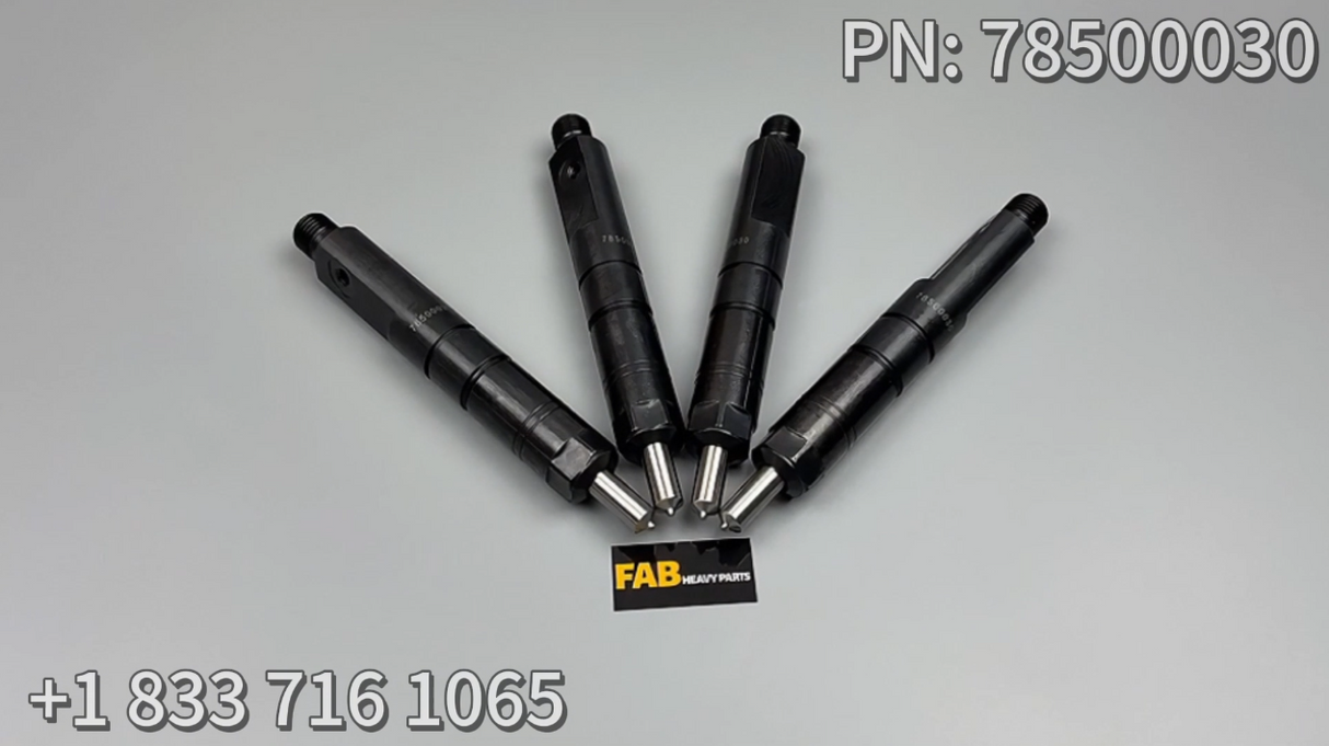4X Fuel Injector 78500030 500307714 Fits for Case Tractor JX65 JX70 JX80U JX85 JX90U