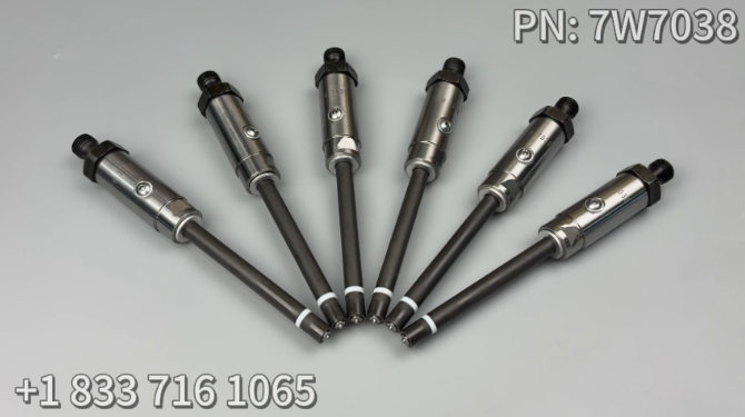 6 PCS Fuel Injector 7W-7038 7W7038 0R-4124 0R4124 Fits for Caterpillar CAT Engine 3306 3306B Tractor D6H D6D D6R