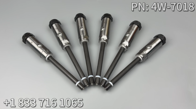 6 PCS Fuel Injector Pencil Nozzle 4W-7018 4W7018 Fits for Caterpillar CAT 3406B 3432 3408 3408B