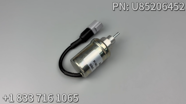 12V Electrical Shutoff Solenoid U85206452 185206520 for Perkins 402D 403D 404D 404C 403C