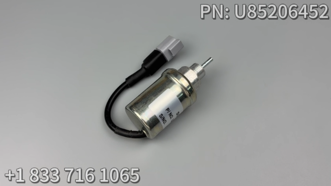 12V Electrical Shutoff Solenoid U85206452 185206520 for Perkins 402D 403D 404D 404C 403C