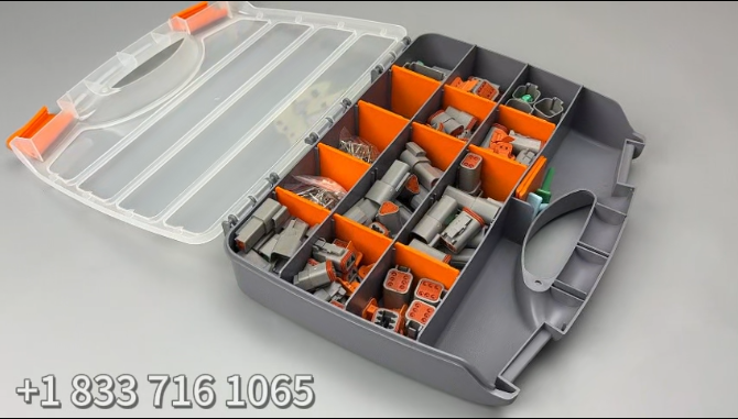 448 Piece Deutsch DT Connector Kit for 14 AWG Solid Contacts Kit