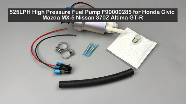 525LPH High Pressure Fuel Pump F90000285 for Honda Civic Mazda MX-5 Nissan 370Z Altima GT-R