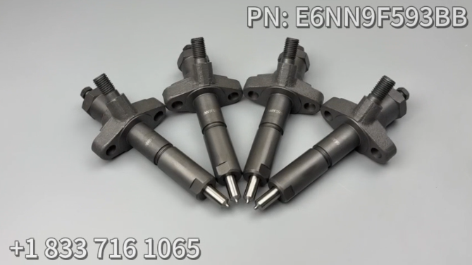 4 Piece Fuel Injector E6NN9F593BB Fits ford New Holland Engine BSD442 BSD444 BSD666 BSD666T Tractor 5110 5610