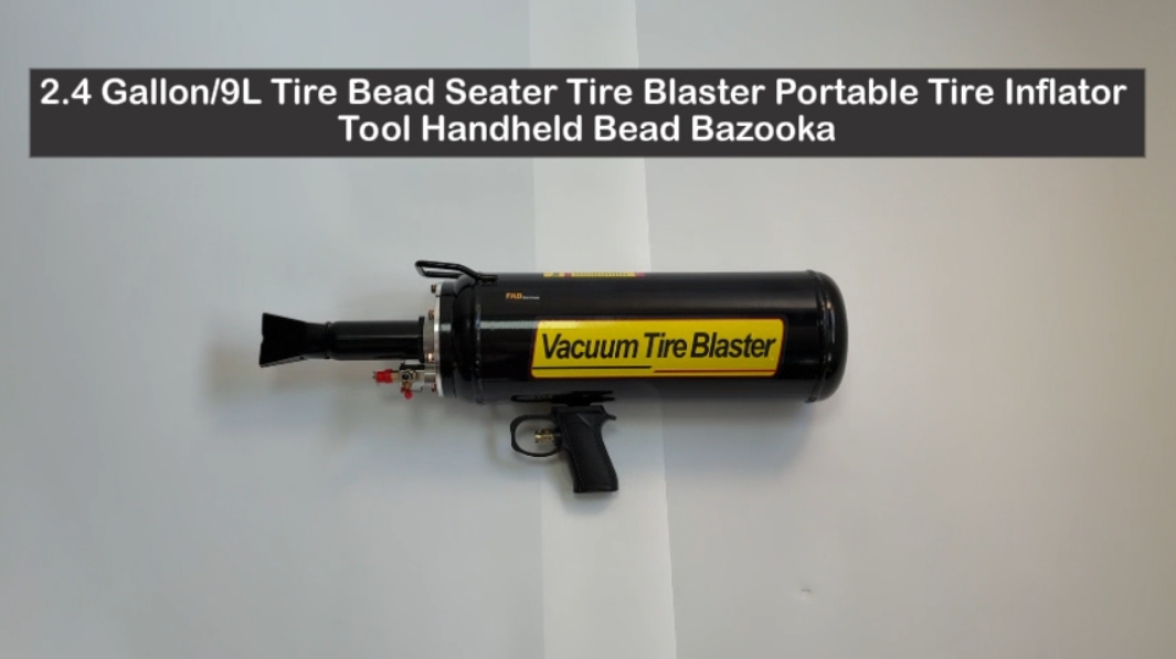 2.4 Gallon/9L Tire Bead Seater Tire Blaster Portable Tire Inflator Tool Handheld Bead Bazooka