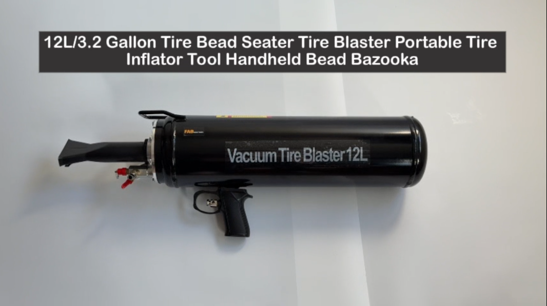 12L/3.2 Gallon Tire Bead Seater Tire Blaster Portable Tire Inflator Tool Handheld Bead Bazooka