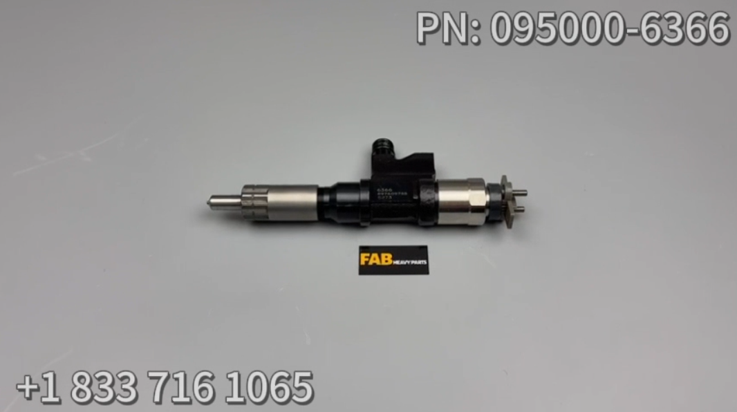 6PCS Fuel Injector 095000-6366 For Denso Isuzu 4hk1 6hk1 Engine