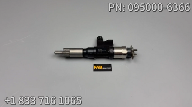 6PCS Fuel Injector 095000-6366 For Denso Isuzu 4hk1 6hk1 Engine