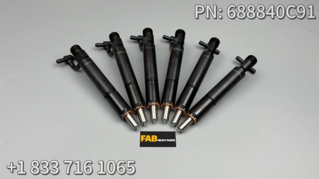 6Pcs Fuel Injector w/Nozzle 688840C91 749763C91 780328 Fits for Navistar Engine DT466