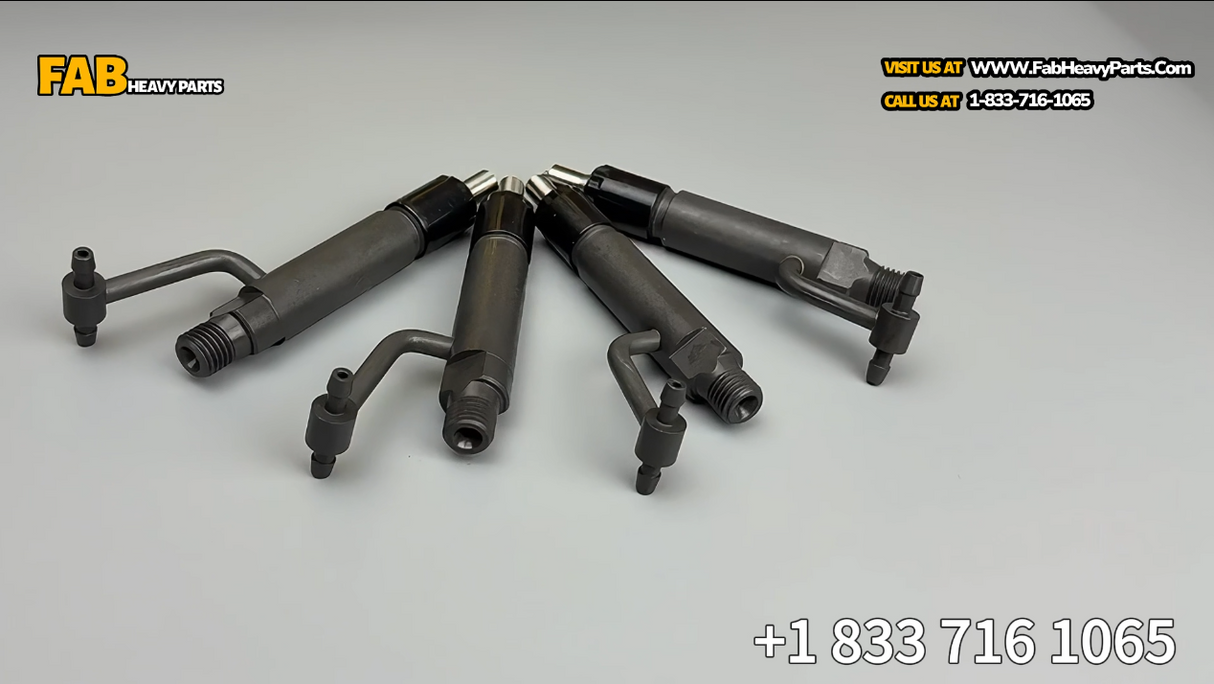 4 piece Fuel Injector 729692-53100 Fits for Yanmar Engine 4JH3-DTE 4JH3-HT 4JH3-HTE 4JH3-HTZA
