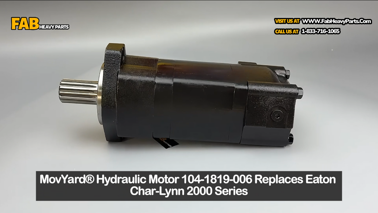 MovYard® Hydraulic Motor 104-1819-006 Replaces Eaton Char-Lynn 2000 Series