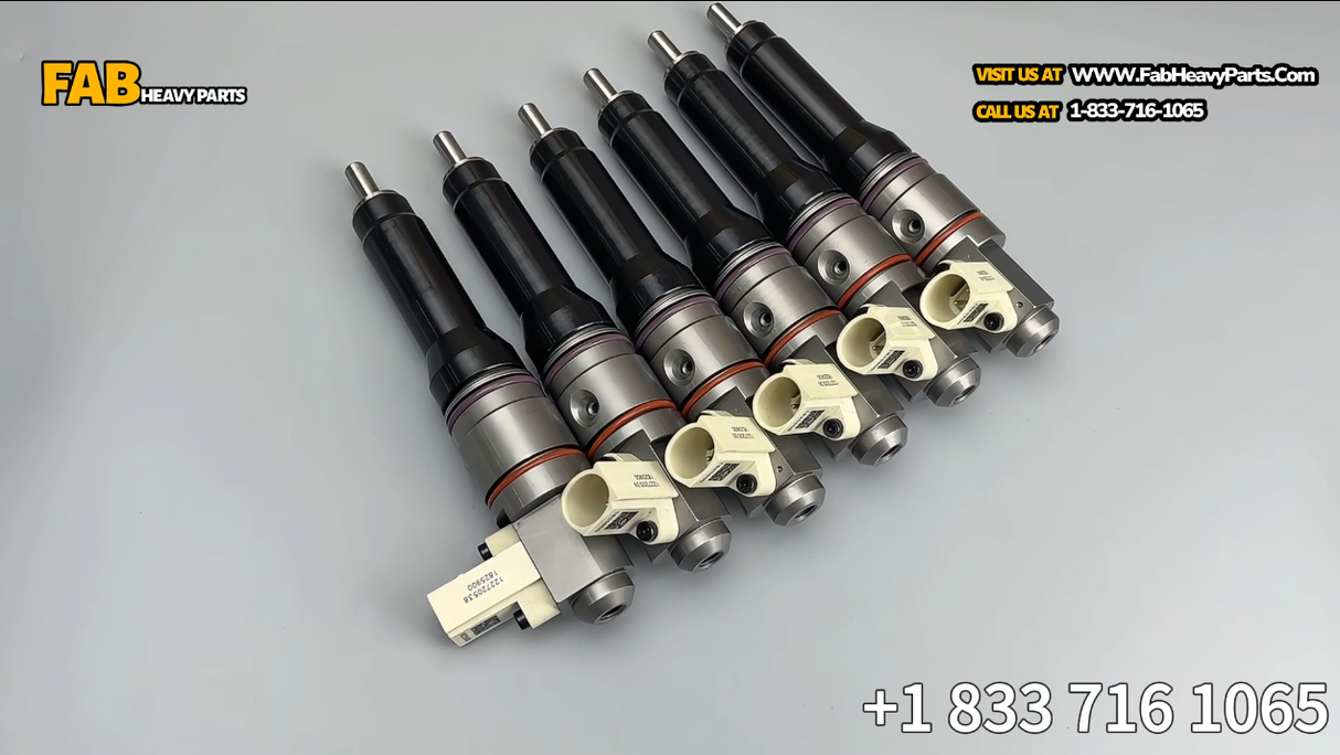 6 PCS Fuel Injector 1825900 1829500 BEBJ1B00001 Fits for Paccar MX10 MX13 Engines