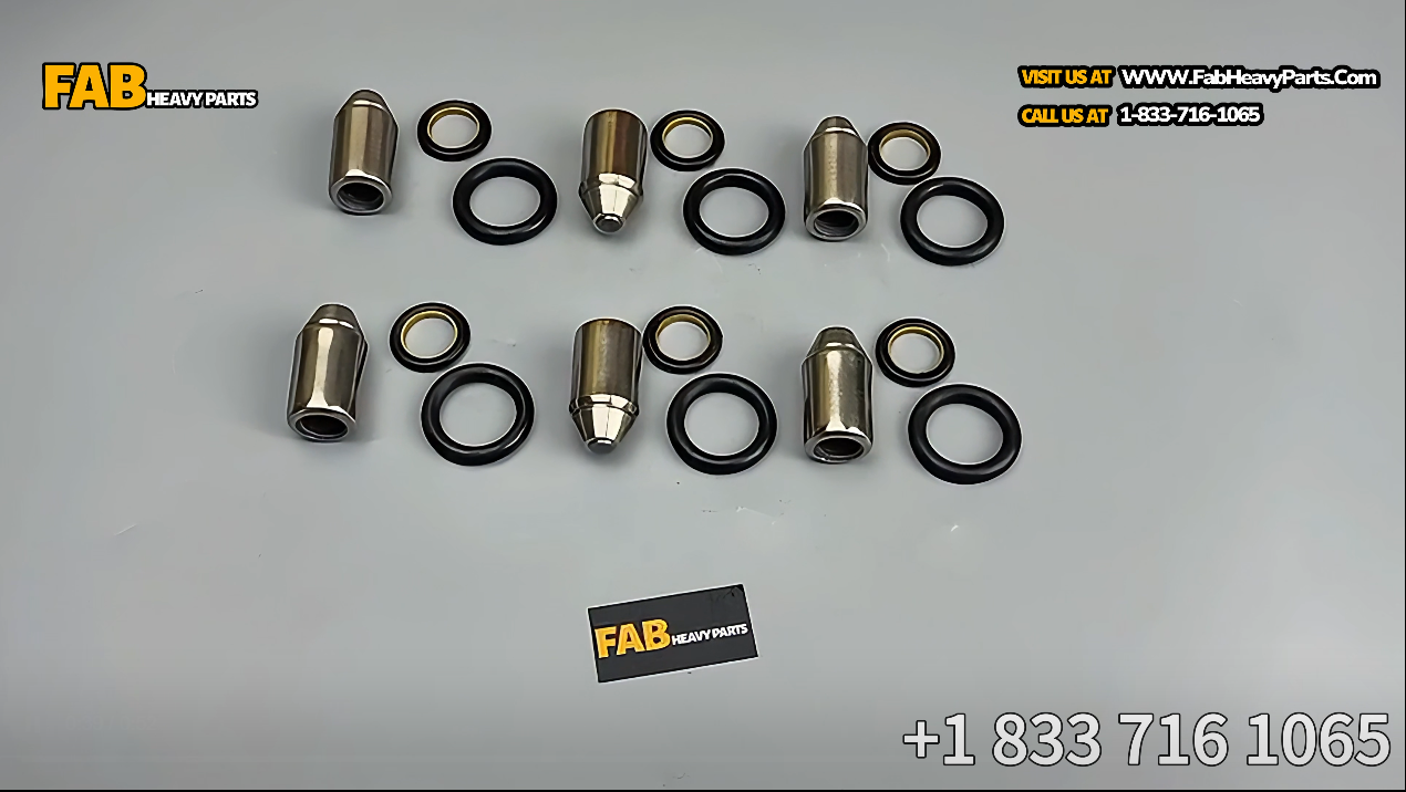6 PCS Fuel Inject Nozzle 8N4697 8N-4697 8M1584 8M-1584 5M4086 5M-4086 9F0160 9F-0160 Fits for Caterpillar CAT 3306 3304 Engine