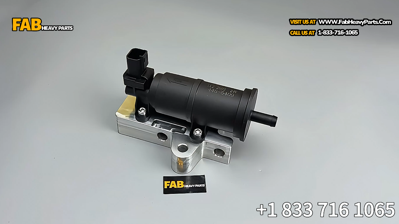 24V Fuel Transfer Pump 446-5409 4465409 Compatible Fits for Caterpillar CAT C4.4 C6.6 C7.1 312E 312F 313F 924K 930K 938K