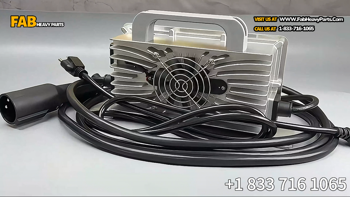 36V(43.8V) 18A Lithium Battery Charger 3Pin Round Plug Fits for Club Car DS Golf Cart