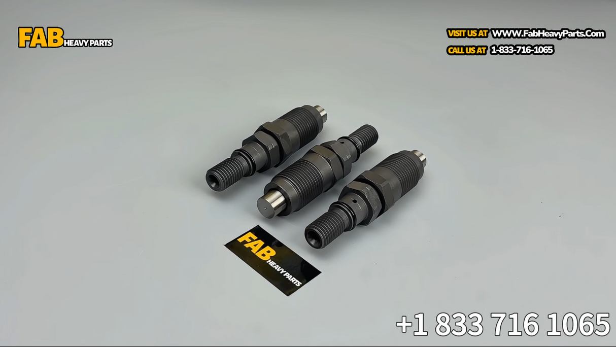 3 PCS Fuel Injector AM879688 for Yanmar Engine 3TNE68C 3TNE74 3TNV76 Fits for John Deere 415 425 430 455 670 756 770 856 2210