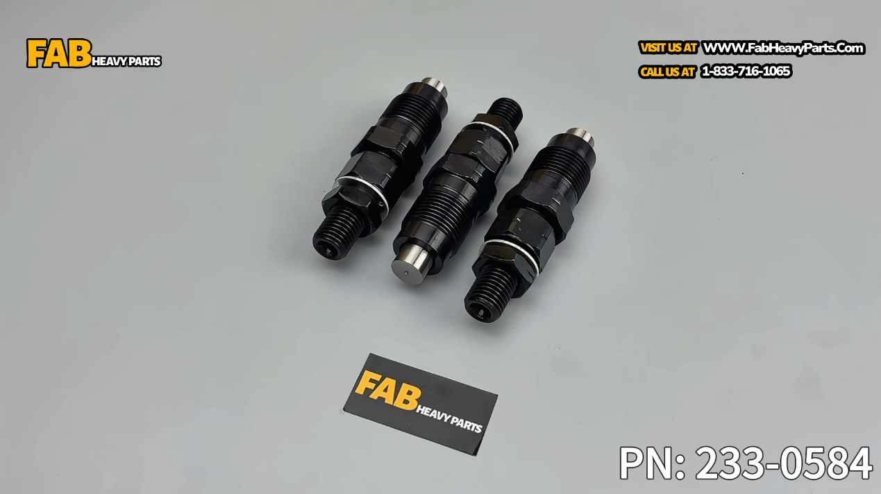 3 PCS Injector 233-0584 2330584 Fits for Caterpillar CAT Engne 3013C C1.5