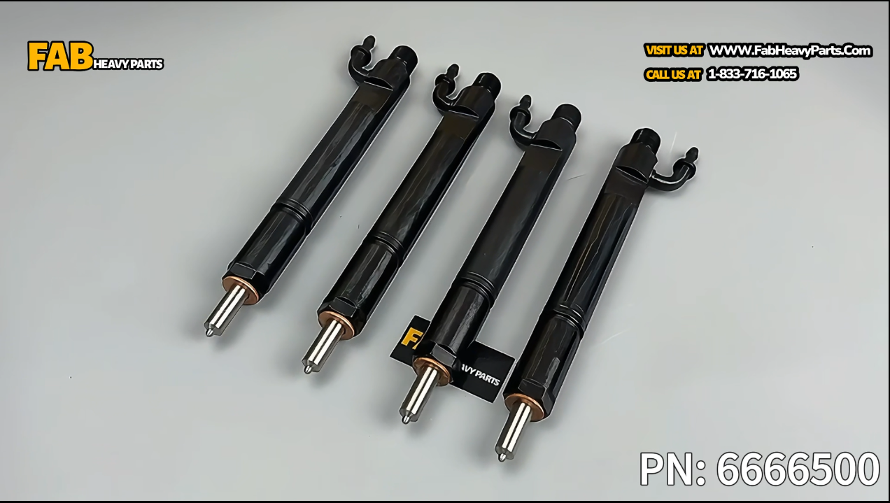 4PCS Fuel injector 6666500 for Deutz 1011 Engine Aftermarket Replacement For Bobcat 863 873 T200 Skid Steer Loader