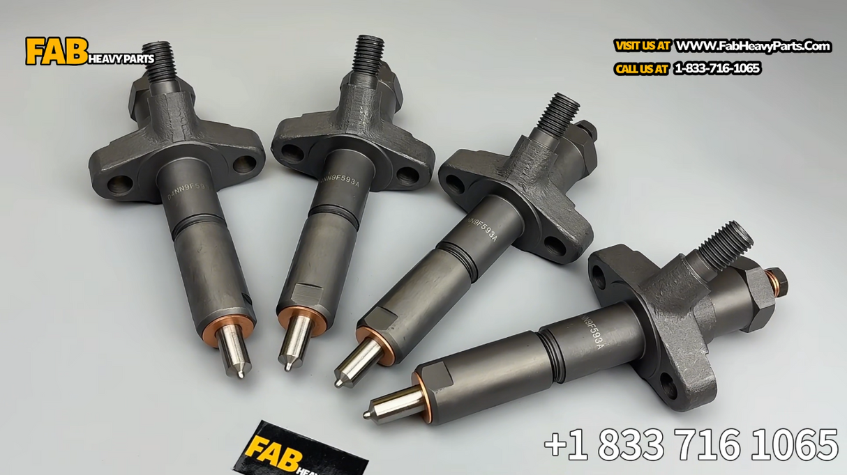 4Pcs Fuel Injector D4NN9F593A Fits for Ford 2600 3600 4100 4600 5600 6600 6700 7600