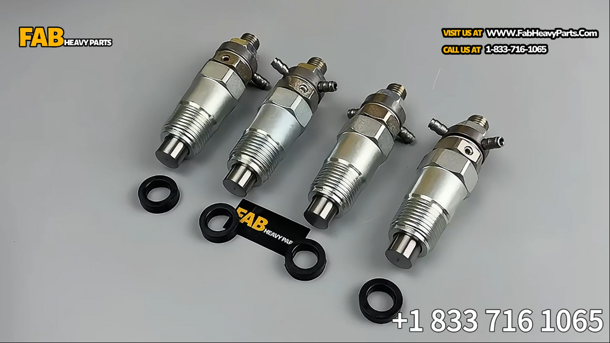 4 PCS Fuel Injector 15271-53000 for Kubota Tractor L185 L245 L2050 L295 L2350 L235