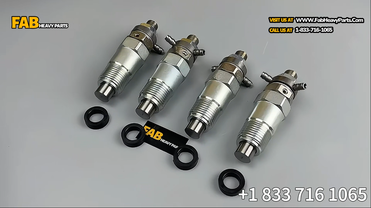 4 PCS Fuel Injector 15271-53000 for Kubota Tractor L185 L245 L2050 L295 L2350 L235