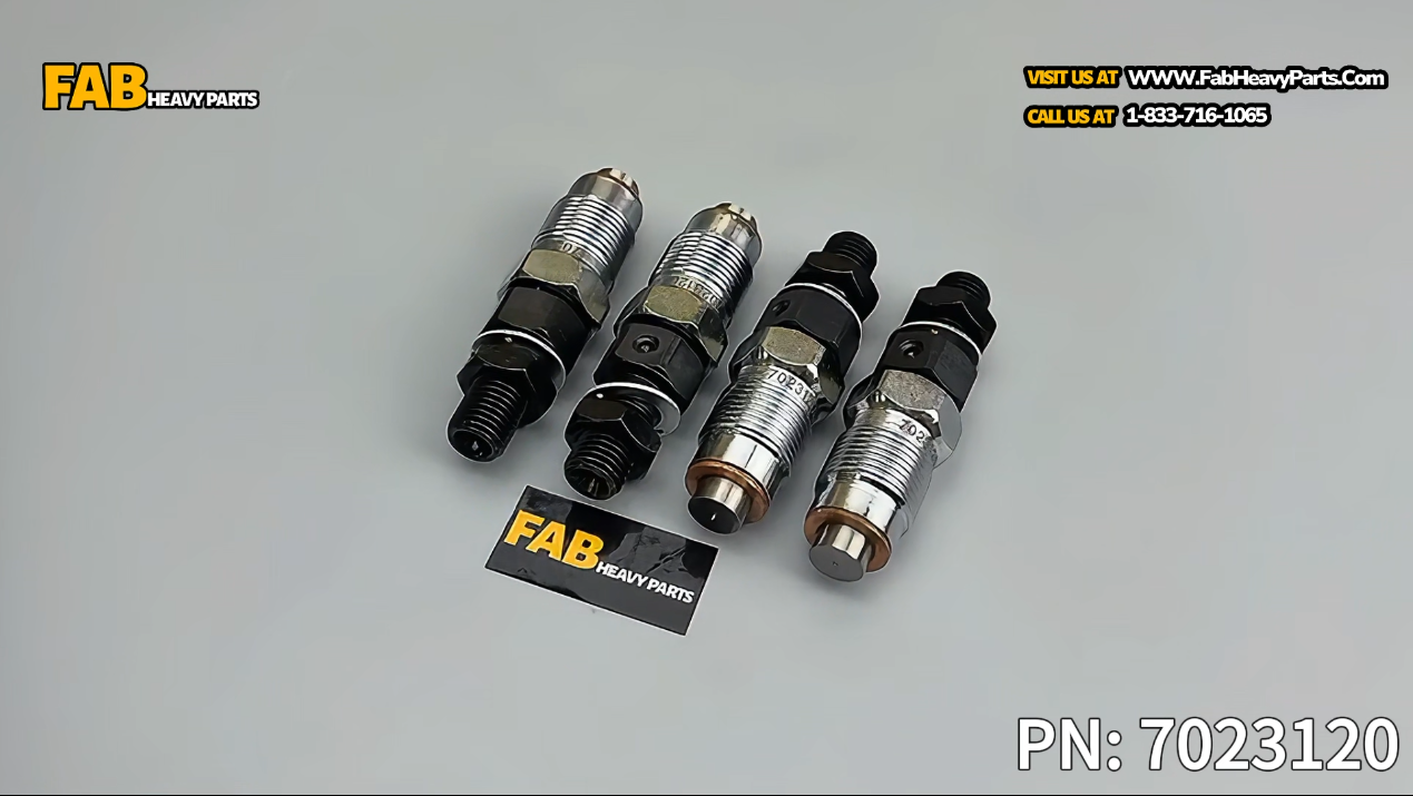 4 PCS Fuel Injector 7023120 6722147 Fits for Kubota V1903 V2003T V2203 Aftermarket Replacement For Bobcat 331 334 337 341 743 751 753 763 773 S150 S160 S175 T190