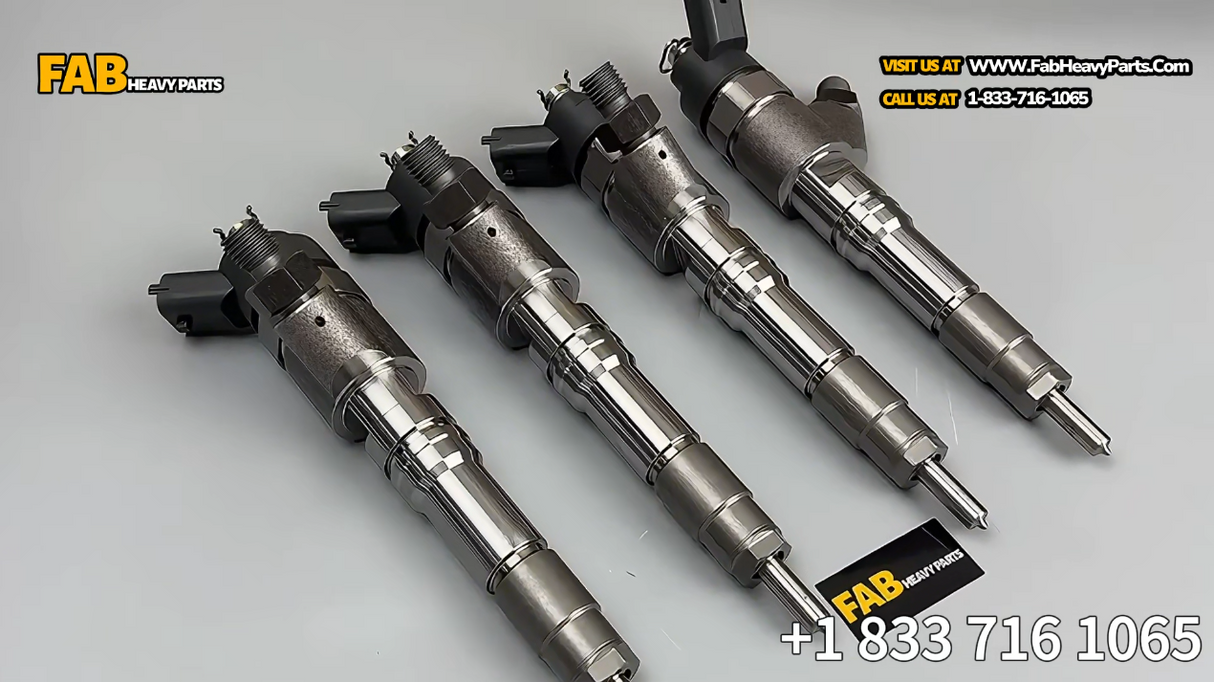 4 Piece Fuel Injector 23324681 Fits for Volvo Penta Engine D4-180 D4-210 D4-225 D4-260 D4-300 D6-310 D6-330 D6-370 D6-435