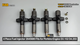 4 Piece Fuel Injector 2645680 Fits for Perkins Engine D3.152 D4.203