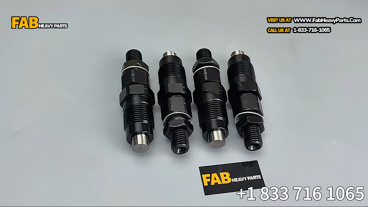 4 Piece Fuel Injector 87298765 Fits for New Holland Engine ISM N844 Loader L140 L160 L180 L216 LS140 LX465 LX485