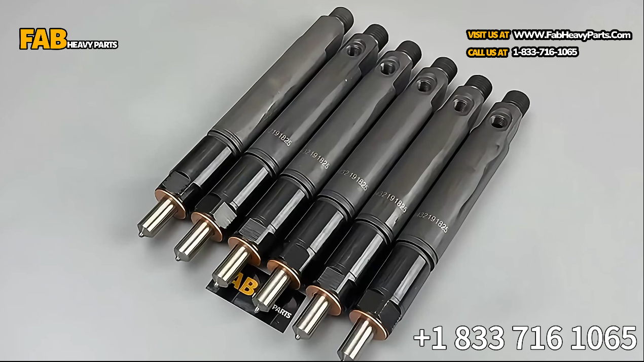 6 Piece Fuel Injector 0432191825 471611 Fits for Volvo Engine TD71F TD71FQ TD73E Truck FL7