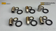 6x Fuel Injector Nozzle 2S4442 3S6638 4F4236 6H3364 8N5986 Fits For Caterpillar 3304 3306 3333C