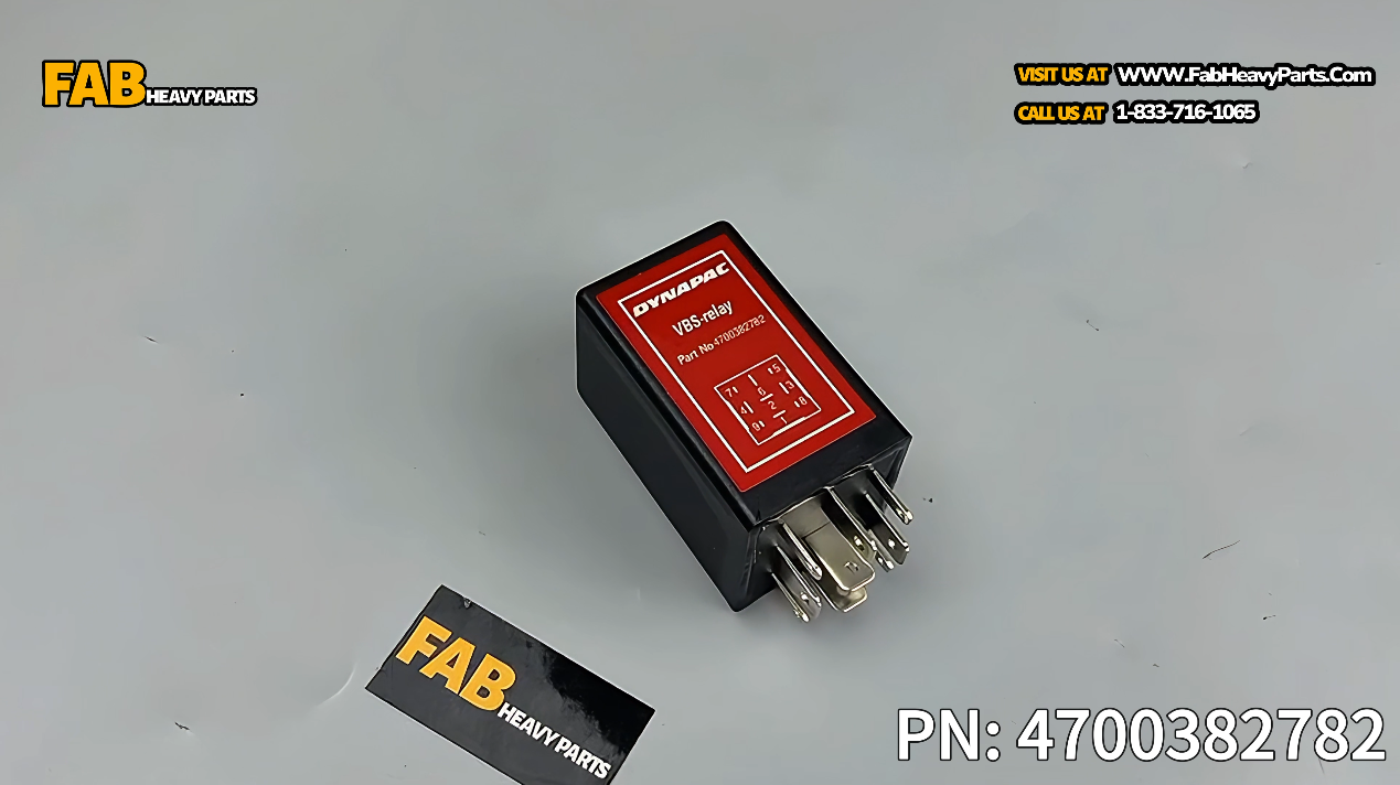 9 Pins 4700382782 Roller Grader VBS Relay for Dynapac 382782 CC422 CC522 CC622