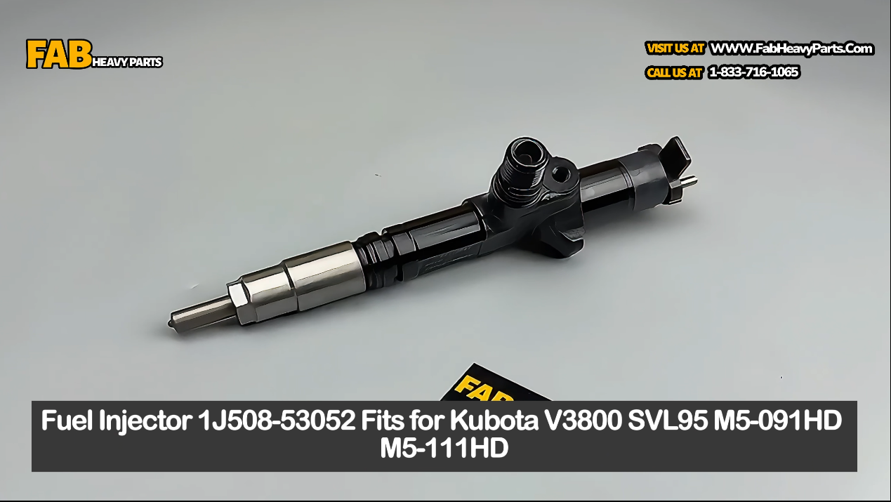 Fuel Injector 1J508-53052 Fits for Kubota V3800 SVL95 M5-091HD M5-111HD