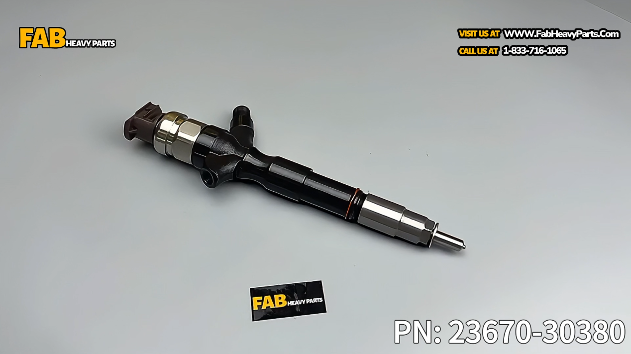 4 PCS Fuel Injector 23670-30380 Fits for Toyota Engine 1KD-FTV Truck Dyna