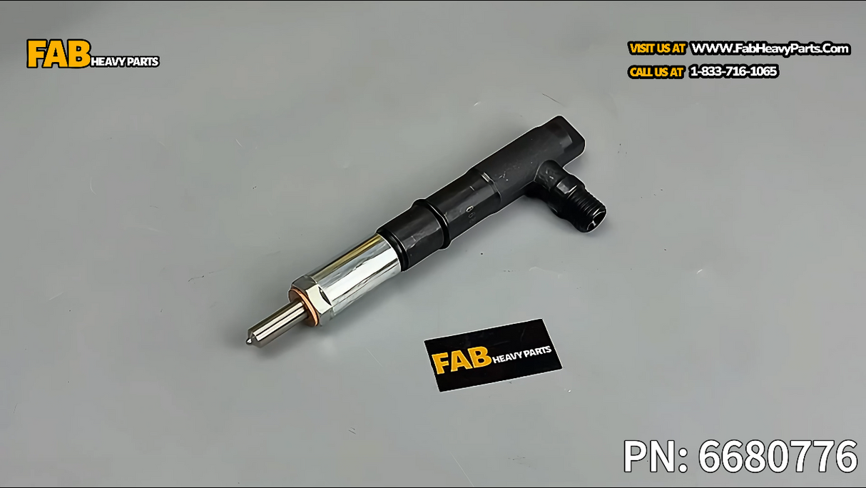 Fuel Injector 6680776 Fits for Kubota Engine V3300 DI T Aftermarket Replacement For Bobcat Loader A300 S220 S250 S300 T250 T300